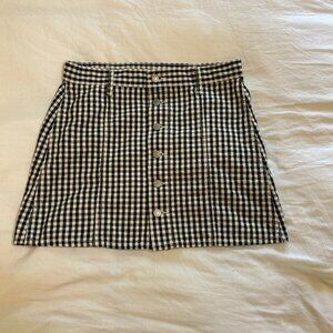 Levi's Gingham Mini Skirt